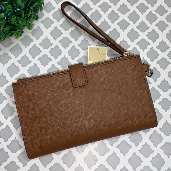 NWT MICHAEL KORS Jet Set Travel large double zip wristlet - Picture 6 of 12